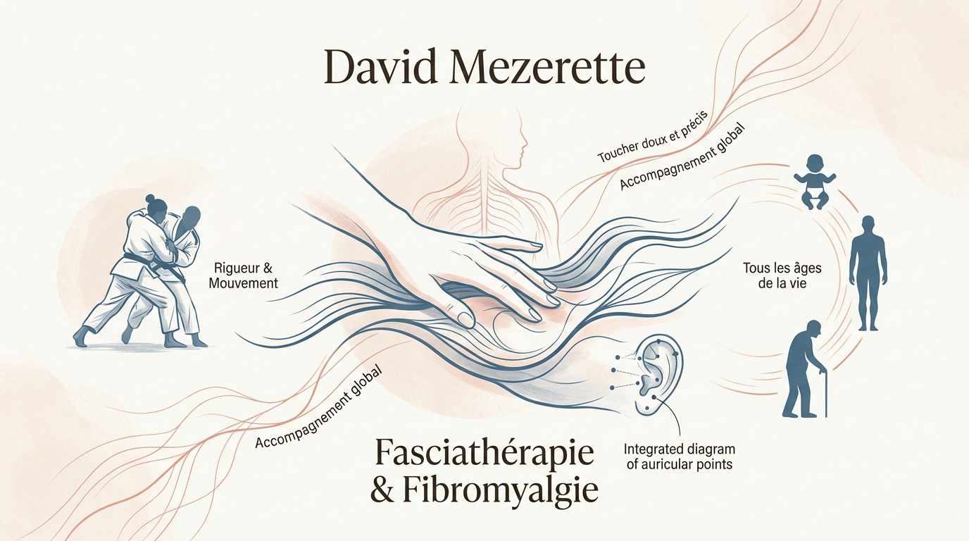 Séance de fasciathérapie pour soulager la fibromyalgie à Domfront avec David Mezerette