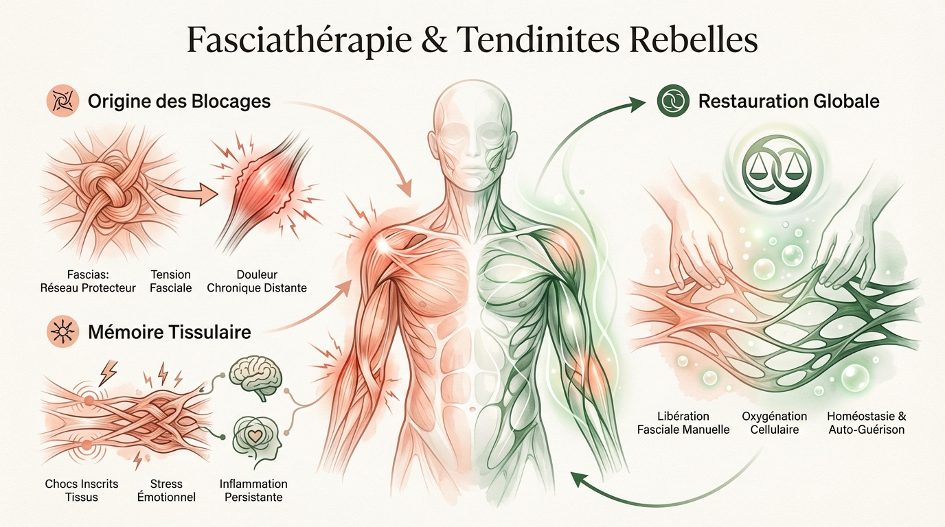 Séance de fasciathérapie pour soulager une tendinite en Sarthe
