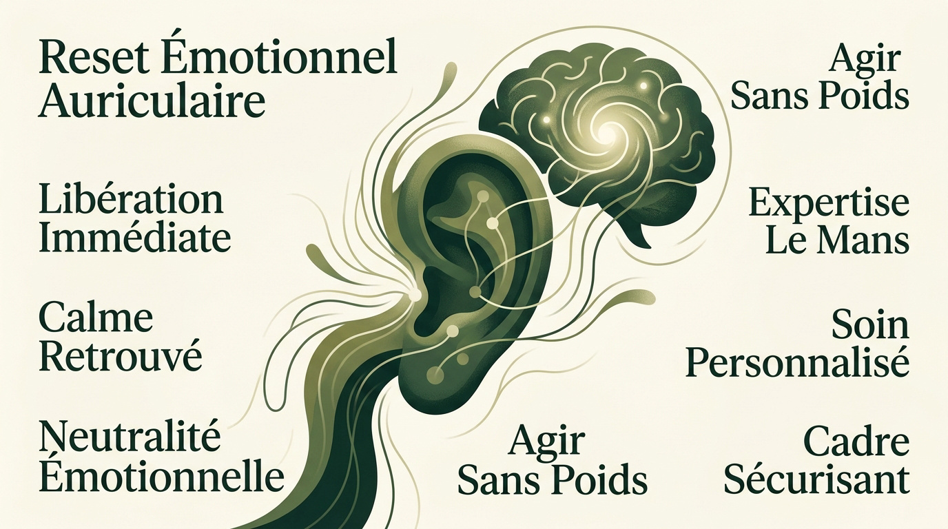 Séance de reset émotionnel auriculaire pour la libération des traumatismes